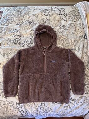 Patagonia Dusky Brown Los Gatos Hooded Pullover - Women's Size M